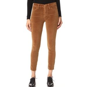 Frame Brown Velvet Le High Skinny Jeans Size 29